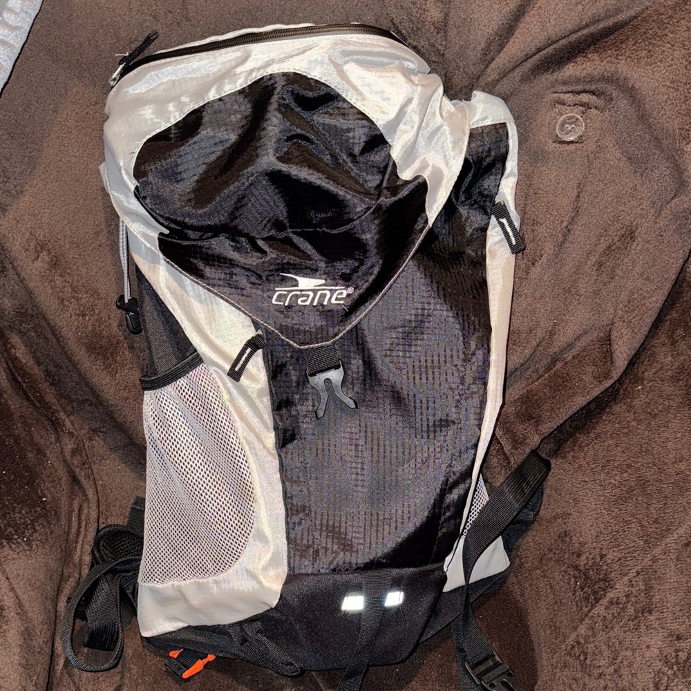 Crane Black and Gray Men's Backpack